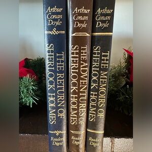 Faux Leather Bound - 3 Sherlock Holmes Books
